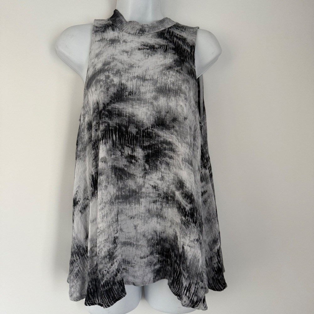 Evereve Peyton Jensen Cove Tie Dye Blouse Open Back Size Medium